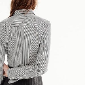 J. Crew Stretch Perfect Classic Stripe